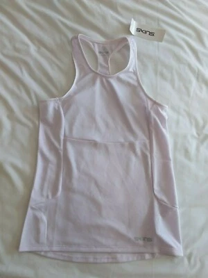 Skins - женщин Borrie йога Майка - новый с этикетками - маленький - RRP £30 - румяна - Изображение 1 из 2