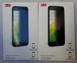 Lot of 2, 3M Privacy Filter Screen Protector Film MPPAP003 for iPhone 6/6S/7/8 - Picture 1 of 2