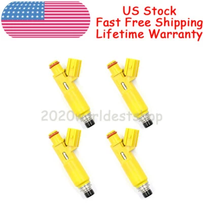 4 peças para Toyota INJETOR DE COMBUSTÍVEL 2004-2008 RAV4 Camry 2.4L I4 23250-28050 2325028050 - Imagem 1 de 4