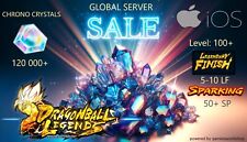 Dragon Ball Legends iOS/Global 120000+ Chrono Crystals Level 100+, 5-10 LF SP50+