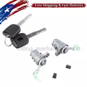 72146-S73-003 Door Lock Cylinder Front w/ 2 Keys for Honda Odyssey Civic Accord - Picture 1 of 13