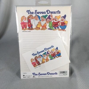 Walt Disney Tokyo Königin Die sieben Zwerge Schreibwaren Set - Papier & Umschläge Neu - Bild 1 von 7