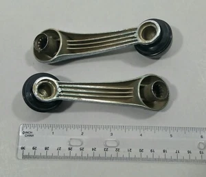 Pair of Dodge Ram Truck Black & Chrome Window Cranks - Picture 1 of 4