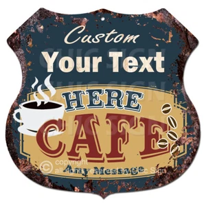 BP-0753 ANY NAME'S Custom Personalized Cafe Drink Metal Sign Decor Gift idea - Picture 1 of 16
