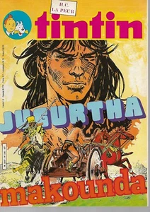 TINTIN N° 338 /9 DE 1982 PROCHE DU NEUF . COUVERTURE JUGURTHA - Picture 1 of 1