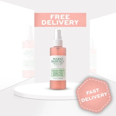 Mario Badescu Spray Facial con Aloe, Hierbas y Agua de Rosas para Todo Tipo de Piel Foto 1 de 4