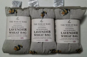 BEES ☆ Wheat Bag ☆ Lavender ☆ British Made ☆ Microwaveable ☆Hot & Cold Compress☆ - Picture 1 of 6
