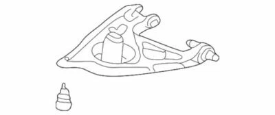 正品通用 2001 - 2007 年别克土星雪佛兰下庞蒂亚克控制臂 25795979 — 第 1/2 张图片