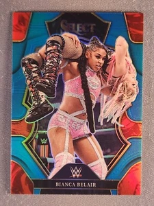 2023 Panini Select WWE Premier Level #197 Bianca Belair Light Blue Prizm /199 SP - Picture 1 of 2