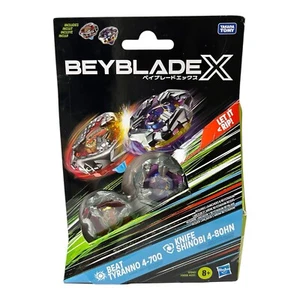 Beyblade X | Beat Tyranno 4-70Q And Knife Shinobi 4-80HN 2-Pack | Hasbro(READ⬇️) - Picture 1 of 8