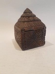 Antique Mohogany Wood  Dovetailed Sliding Top  Box - Picture 1 of 12