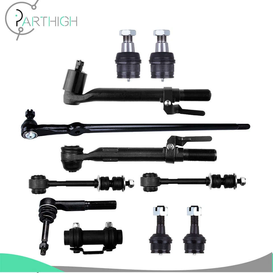 11x Front Ball Joint Tie Rod Sway Bar End For 2005 06-2007 Ford F-250 Super Duty - Image 1 of 4