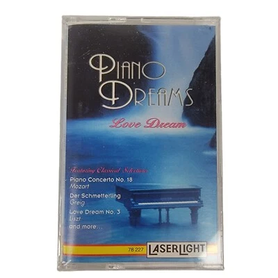 VTG 1996 LaserLight Piano Dreams Love Dream Cassette Tape Music Mozart NEW! - Image 1 of 4