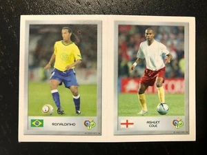 GERMANY 2006 MINI STICKER PANINI n 24/100 RONALDINHO / COLE NUOVA VELINA - Bild 1 von 2