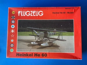 Flugzeug 1/72 Scale Heinkel He60 Vintage 1990's Empty Packaging Box - No kit! - Picture 1 of 4