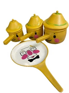 VTG TANDA TOYS PINOCCHIO CHILDS PLAY COOKWARE  MADE IN ENGLAND 1960s - Picture 1 of 7