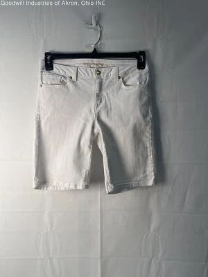 Shorts jeans branco feminino Gently Loved Michael Kors, tamanho. 2 - Imagem 1 de 3
