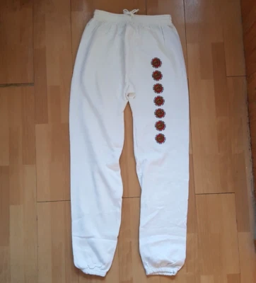SANTA CRUZ  '80s Skateboard Jogger Pants - WHITE - JOGGERS / SWEAT PANT - Small - image 1 of 4