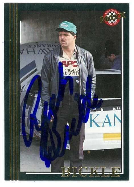 Rich Bickle autographed Trading Card (Auto Racing) 1992 Maxx #77 - Image 1 of 1