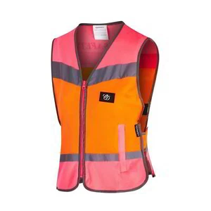 Chaleco Equisafety Charlotte Dujardin Multi Malla Rosa/Naranja - Imagen 1 de 1