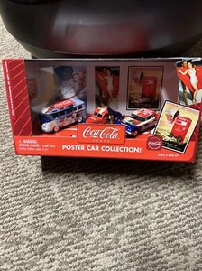 2003 Johnny Lightning Coca-Cola Poster Car Collection Set Mint In Sealed Box - Picture 1 of 6
