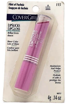 Brillo de labios CoverGirl LipSlicks (selecciona color) 4 g/,14 oz tamaño completo sellado Foto 1 de 3