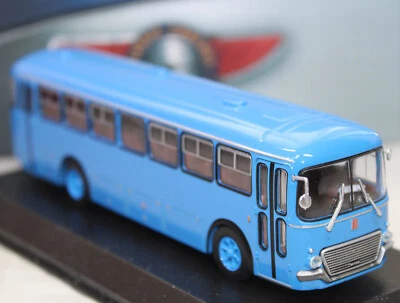 ATLAS EDITIONS - 4642127 - FIAT 306/3 INTERURBANO COACH -PLAIN BLUE DEMONSTRATOR — 第 1/4 张图片
