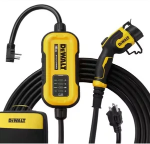 DEWALT Portable Electric Vehicle Level 2 EV Charger up to 16 Amps 120-240V 3.8KW - Picture 1 of 11