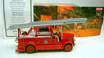 Matchbox Models of Yesteryear 1936 Leyland Cup Open Ladder Truck neu in Box - Bild 1 von 4