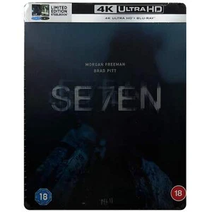 Se7en 4K + Blu-Ray Steelbook - UK Release Limited Edition - Picture 1 of 2