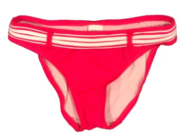 Traje de baño pequeño para mujer Jag rosa y blanco parte inferior de bikini nuevo con etiquetas Foto 1 de 2