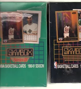 1990-91 NBA SKYBOX SEALED SERIES I UND II BOXEN - Bild 1 von 6