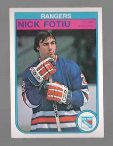 1982 O-Pee-Chee #222 Nick Fotiu NM/Mint - Picture 1 of 2
