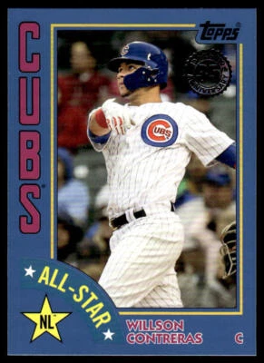 2019 Topps Willson Contreras #84AS-WC 1984 Topps All-Star BLUE Chicago Cubs - Image 1 of 2