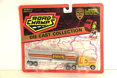 Road Champs HO Diecast “Pilot” Mack Tractor Trailer - Image 1 of 2