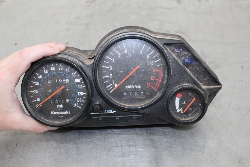 2005 97-09 Kawasaki EX500R Ninja 500R OEM Gauges Cluster Speedometer Tach Lights - Image 1 of 4