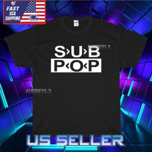 NEW SHIRT SUB POP RECORDS LOGO T-SHIRT UNISEX FUNNY AMERICAN USA SIZE S-5XL - Picture 1 of 6