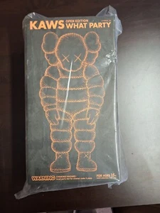 KAWS Open Edition What Party Orange 2020 Medicom Toy SEALED IN BOX - Picture 1 of 6