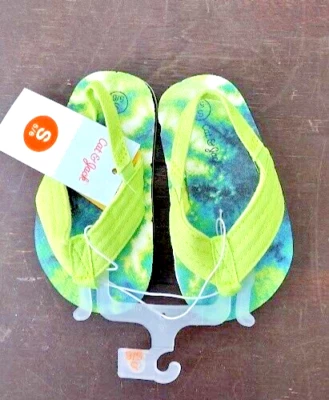 Sandalias Cat & Jack para niños pequeños ceniza tie-dye chanclas verdes talla S 5/6 Foto 1 de 4