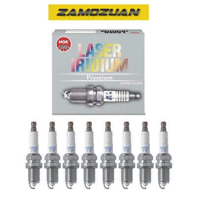 NGK Laser Iridium Spark Plug Set 8PCS. 93-12 for Lexus Scion Toyota 4589 IFR6T11 - Изображение 1 из 4