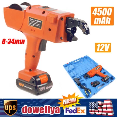 8-34mm Handheld Rebar Tie Gun Tier Machine Automatic Steel Bar Tying Tool & Wire - Image 1 of 4