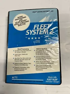 Fleet System 2 Word Processing for Commodore 64, 128 and Atari 800XL & 130XE - Picture 1 of 4