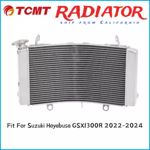 Silver Aluminium Radiator Cooler Cooling Fit For Suzuki Hayabusa GSX1300R 22-24 - Picture 1 of 10