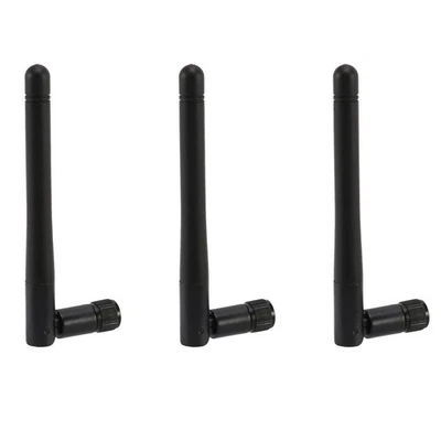 MARKENLOS 3 Stück 2,4G / 5G / 5,8GHz 2Dbi Omni WIFI Antenne mit RP SMA Stecker für WL9505