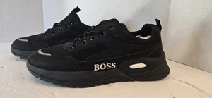 H boss cauual sport Limitedd edition sneakers Black mens US size 10.50 Eu 43 - Picture 1 of 7