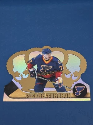 1997-98 Pacific Crown Royale #118 Pierre Turgeon St. Louis Blues HOCKEY Card 8E - Image 1 of 2