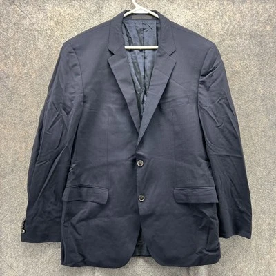 Blazer Hugo Boss Para Hombres 42L Hecho en EE. UU. Azul Marino Lana Sharp3 Clásico Abrigo Deportivo Chaqueta Foto 1 de 4