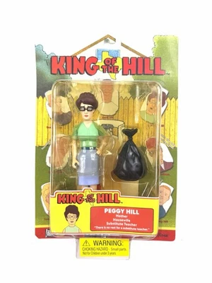 Винтажная экшн-фигурка 2002 TOYCOM King Of The Hill Peggy Hill игрушка в заводской упаковке - Изображение 1 из 4