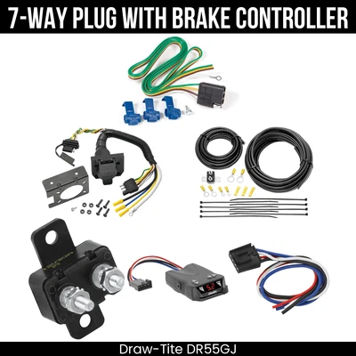 DrawTite 7 路拖车布线制动控制适用于 08-09 福特 Taurus Mercury Sable — 第 1/4 张图片