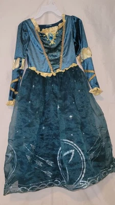 Fantasia Disney Merida verde floresta corajosa criança tamanho médio  - Imagem 1 de 3